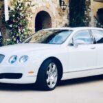 White Bentley car