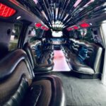 Interior view of Exotic Limo limousine.